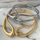 Metal chunky necklace