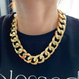 Chunky cuban chain necklace