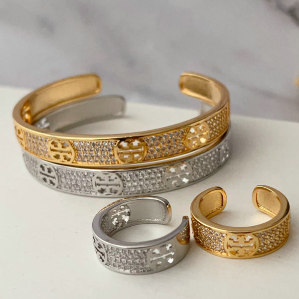 Pave tb set bracelet
