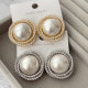 Big pearl earrings