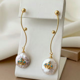 Pearl earrings