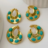 Chunky fashion earrings