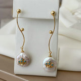 Pearl earrings