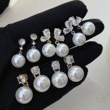 Pearl earrings