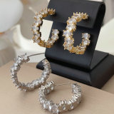 Pave zircon hoop