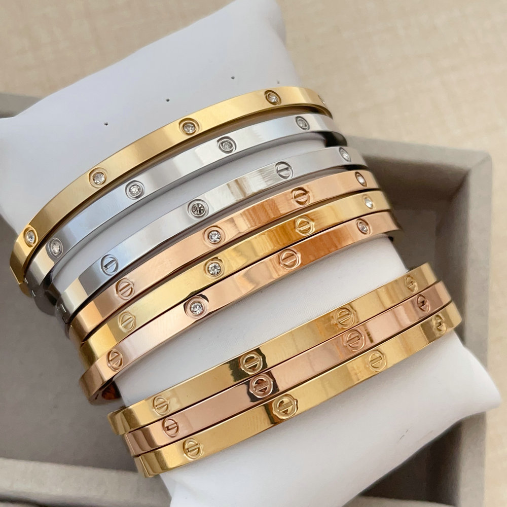 Stainless steel 4mm snail bangle