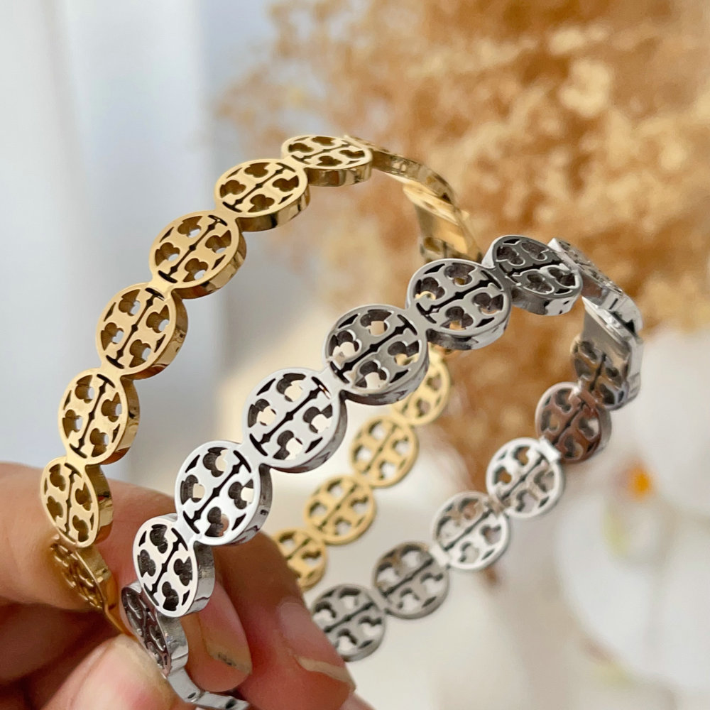 Stainless steel tb bangle