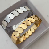 Stainless steel dot bangle