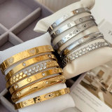 Stainless steel heart cuff