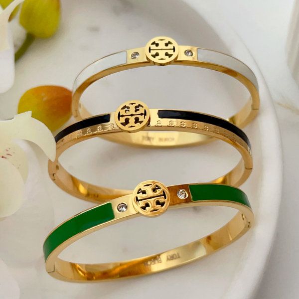 Stainless steel enamel tb bangle
