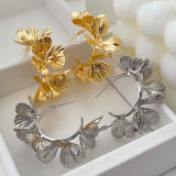 Chunky flower earrings