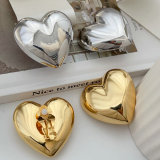 Chunky heart earrings