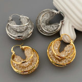 Chunky crystal earrings