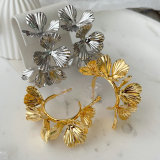 Chunky flower earrings