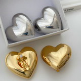 Chunky heart earrings