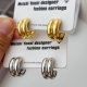 Metal fashion earrings