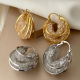 Chunky crystal earrings