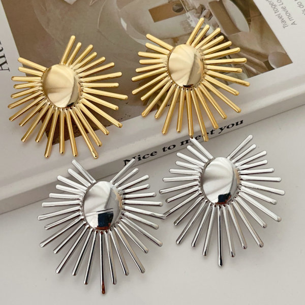 Chunky sunflower earrings