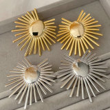 Chunky sunflower earrings