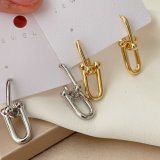 Horseshoe buckle earrings