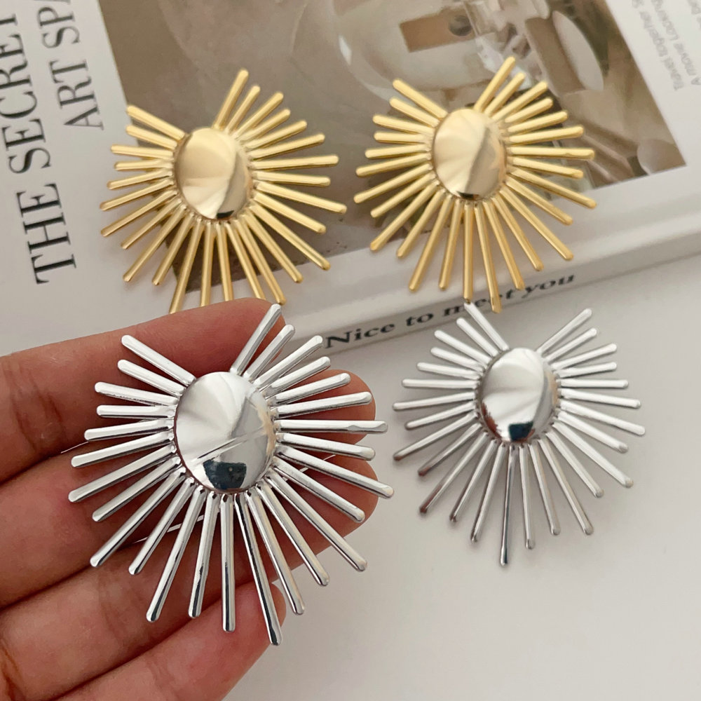 Chunky sunflower earrings