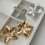 Chunky star earrings