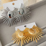 Chunky sunflower earrings