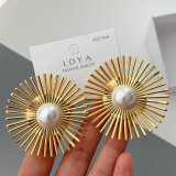 Chunky sunflower earrings