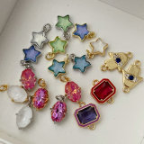 Crystal star charm