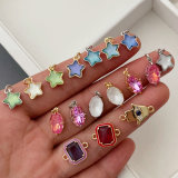 Crystal star charm
