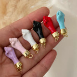 Enamel hand charm