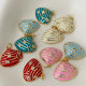 Enamel shell charm