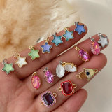 Crystal star charm