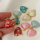 Enamel shell charm