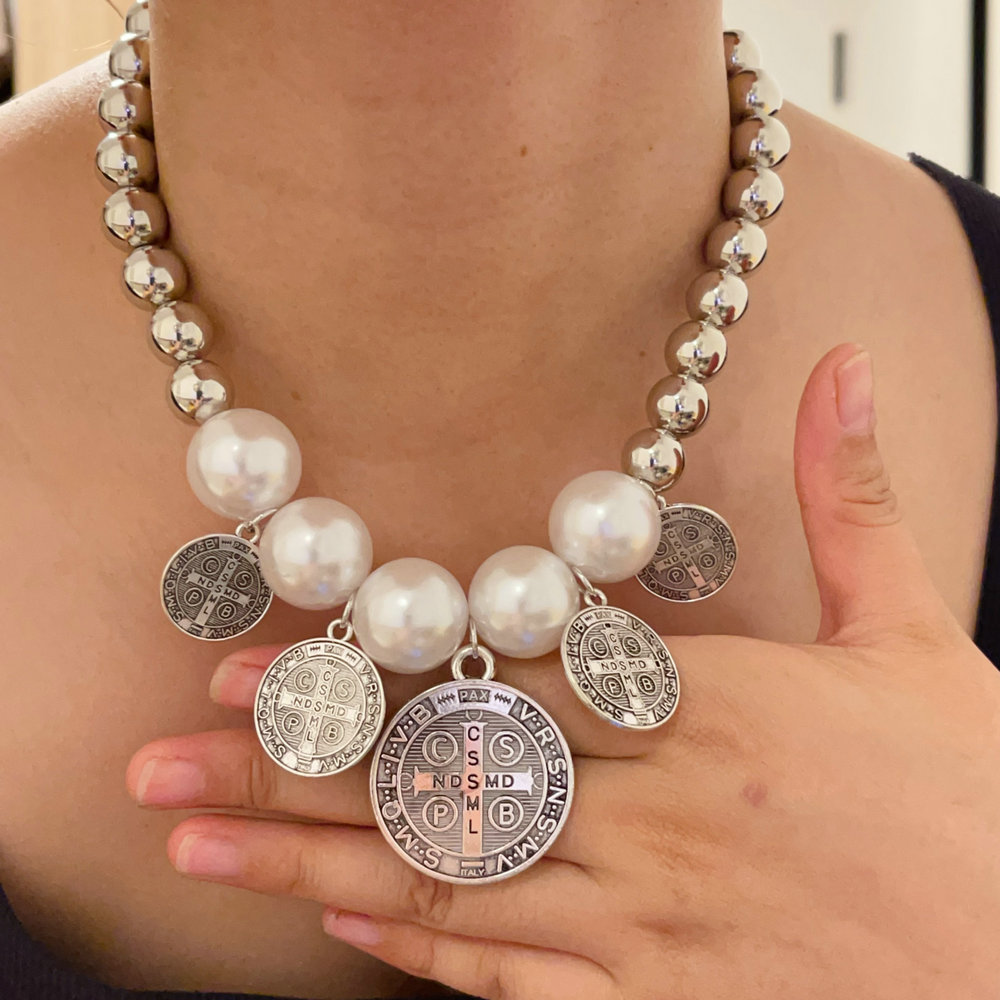 San banti charm bead necklace