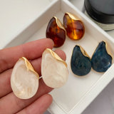 Acrylic drop earrings