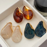 Acrylic drop earrings