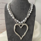 Big chunky heart necklace