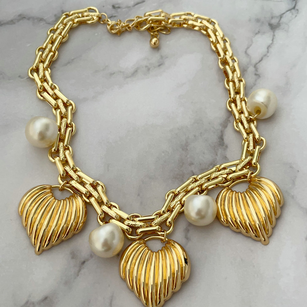 Heart charm necklace