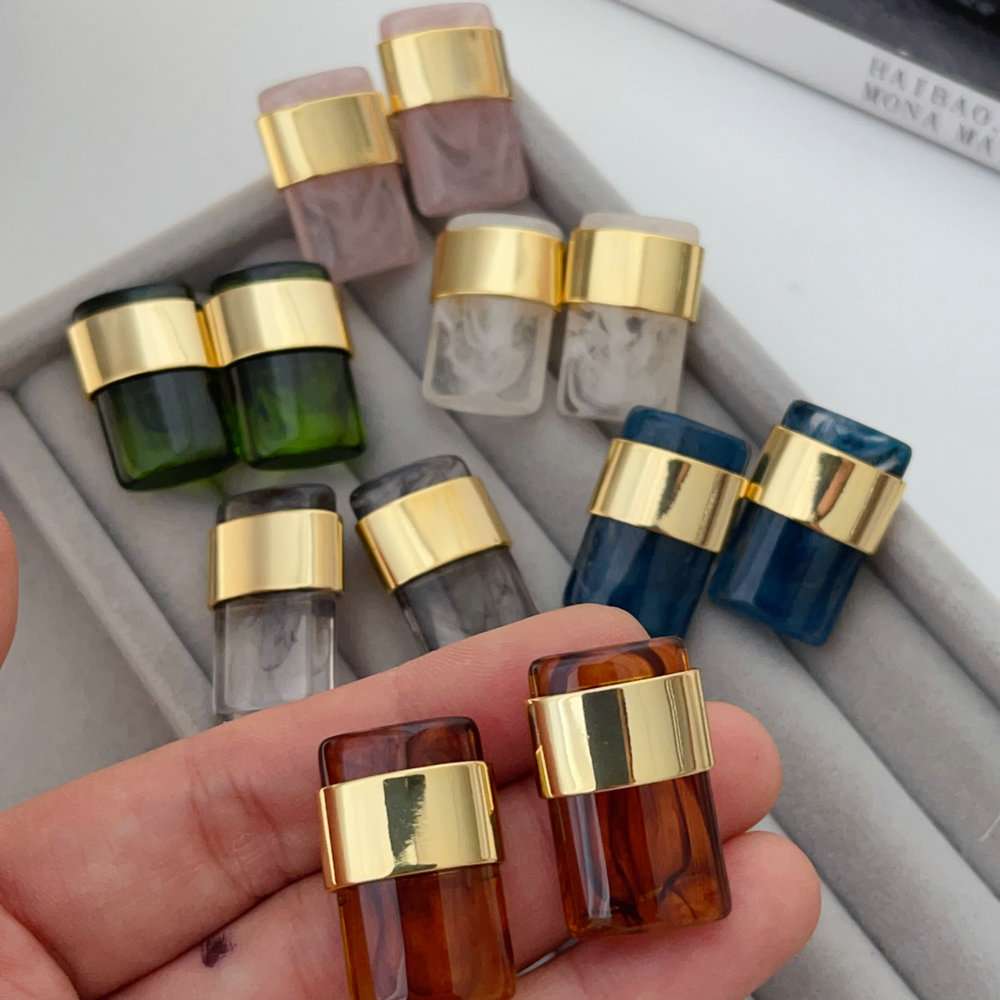 Popular acrylic square earrings