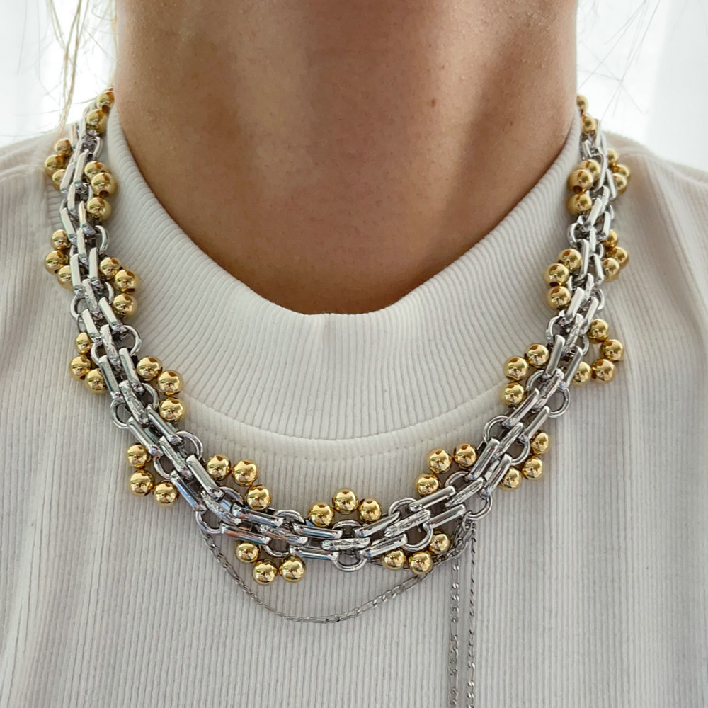 Chunky bead necklace