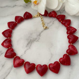 Red heart necklace