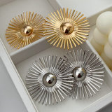 Chunky sunflower earrings