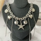 Chunky chain cuban chain star necklace
