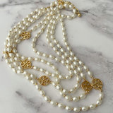 Chunky glass pearl tb bracelet