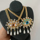 Big eye pendant necklace