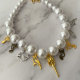 Bird charm necklace