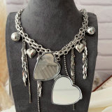 Big heart pendant necklace