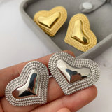 Chunky heart earrings