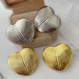 Chunky heart earrings